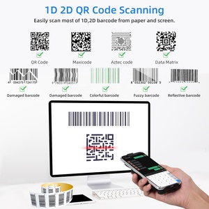 QR Code <strong>Scanner</strong> Bluetooth Android <strong>Barcode</strong> <strong>Scanner</strong>, Portable Back Clip Wireless 1D 2D <strong>UPC</strong> ISBN Inventory <strong>Barcode</strong> Reader - Product Image 5