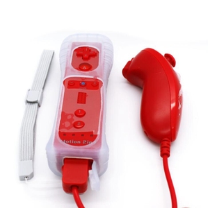 จอยสติ๊กเกมสำหรับ WII และ WIIU,จอยสติ๊กเกมสำหรับ Nintendo WII Remote Motion Plus 2 IN 1 Remote & Nunchuk - Product Image 3