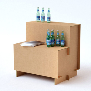 Nhà Máy Bán Buôn Có Thể Gập Lại Tông Đồ Nội Thất Thiết Lập-Thân Thiện Với Môi Bàn Ghế Tủ Có Thể Tái Chế Cho Nhà Văn Phòng & Không Gian Nhỏ - Product Image 2