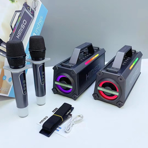Nuevo altavoz Bluetooth inalámbrico de mano, sistema de sonido de karaoke de alta potencia de 25W, subwoofer de luz mixta RGB con micrófono - Product Image 6