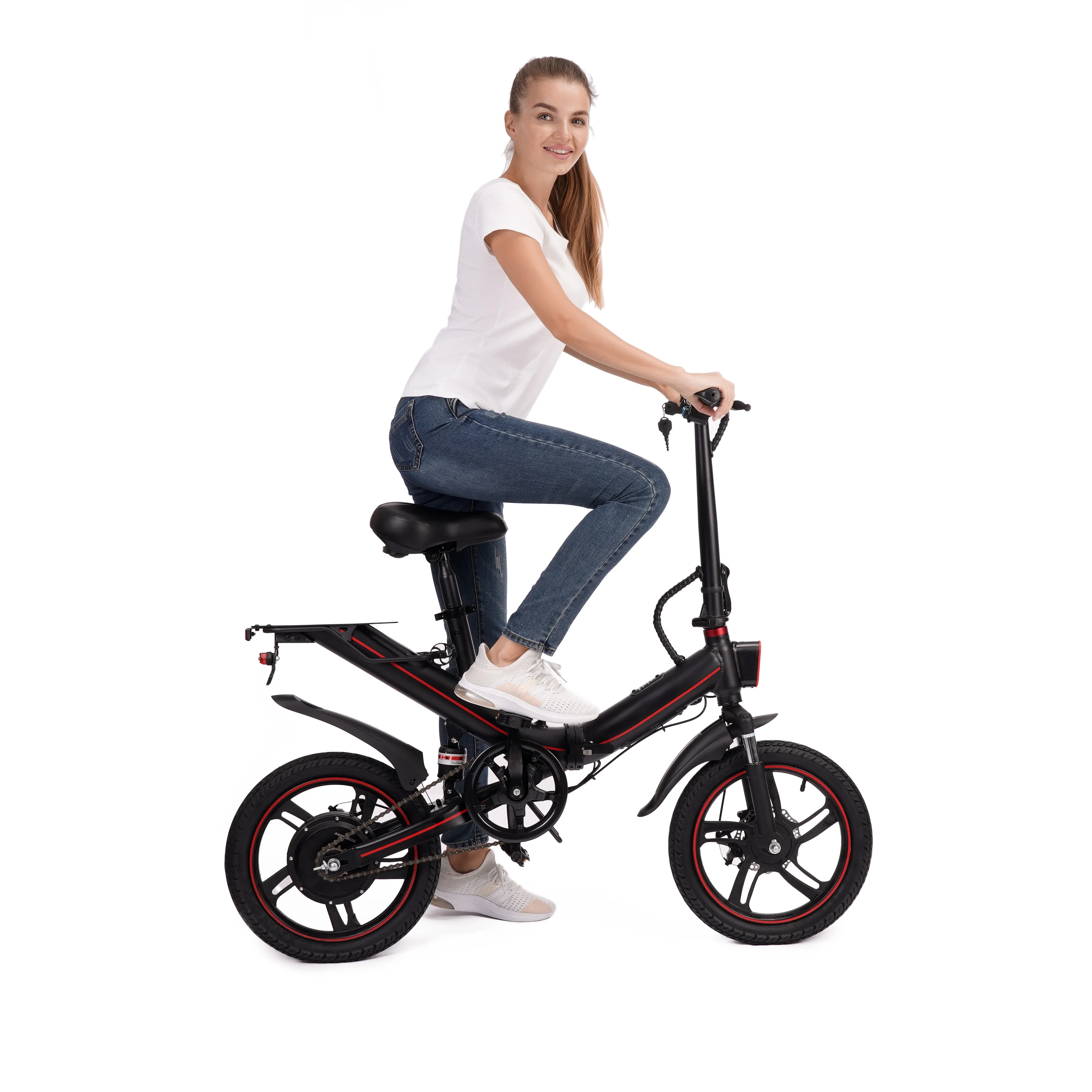 Mini bici elettriche pieghevoli da 500w 750w disponibili nel magazzino ue USA Ouxi v1 V5 bici elettriche per adulti city E bike