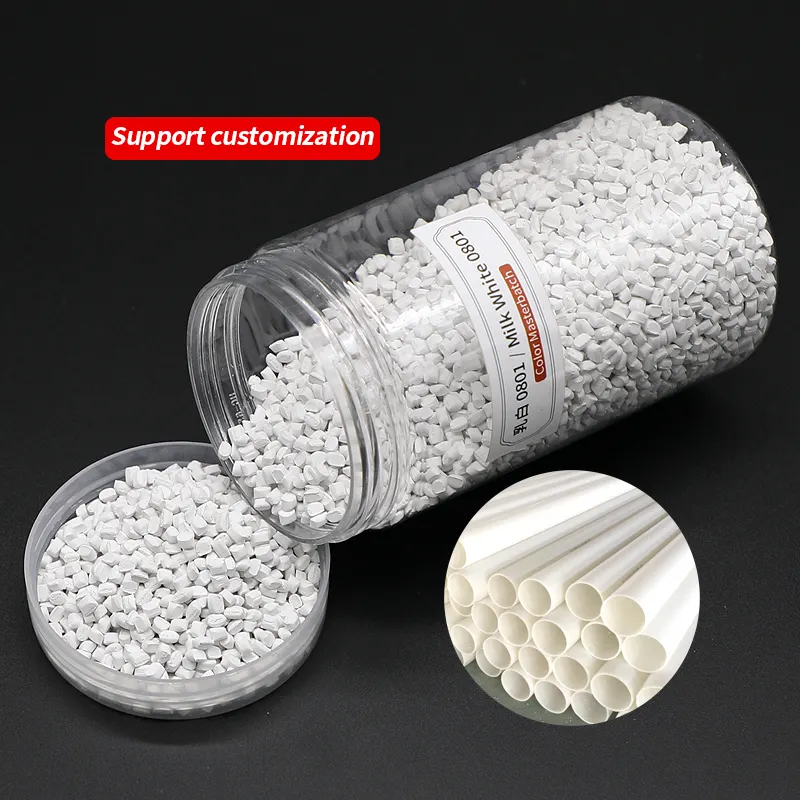 Pp/pe/hdpe/tpu가있는 플라스틱 caco3 필러 흰색 마스터 배치