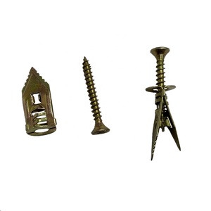 Carbon Steel Zinc Coated Hammer-In Plasterboard <strong>Fixing</strong> Safety Nail-in Drywall Anchor with Tapping Screw Kit Plasterboard <strong>Fixing</strong> - Product Image 4