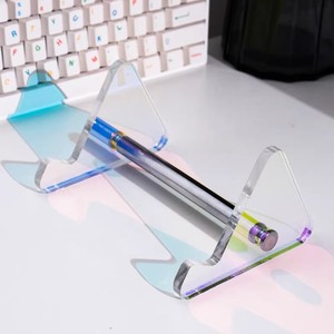 3 Tiers Display Keyboard Holder Transparent Acrylic Keyboard Stand <strong>Computer</strong> Mechanical Keyboard Rack Storage Detachable Holder - Product Image 2