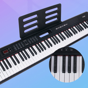 Высококачественная портативная электрическая MIDI BT клавиатура для пианино 88 клавиш с различными функциями - Product Image 2