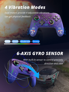 PC <strong>Wireless</strong> <strong>Game</strong> <strong>Controller</strong> Vibrating Adjustable <strong>Game</strong> <strong>Controller</strong> With Vibrating Turbo Adjustable <strong>Controller</strong> BT Links - Product Image 4