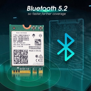 AX210ブルートゥース5.2Wifiカード用Wifi6Eデスクトップキット802.11Ax 2.4Ghz/5Ghz AX210NGW Wi-Fi6アダプター (アンテナ付き) - Product Image 6