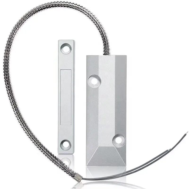 Porta del Sensore del Metallo Wired Porta Avvolgibile Porta Contatto Magnetico Reed Interruttore per Sistema di Allarme di Sicurezza