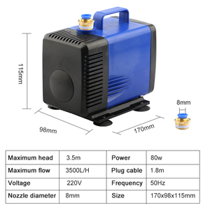 HQD ER20 2.2kw水冷主轴1.5kw主轴变频器Vfd 220v/380v Set数控刳刨机木工机床电机 - Product Image 5
