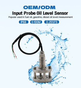 Sensor de distancia subacuático antiobstrucción IP68 rentable Transmisor de nivel de agua 4-20ma para control de inundaciones e riego