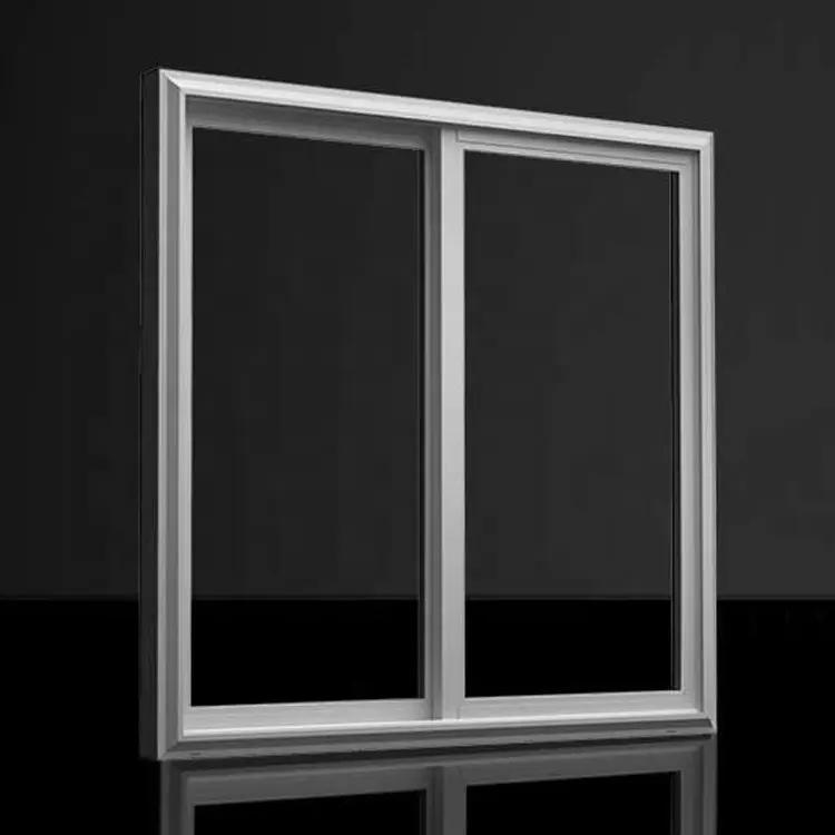 Système de verre à guillotine rétractable motorisé Baivilla cadre en aluminium fenêtre en verre trempé