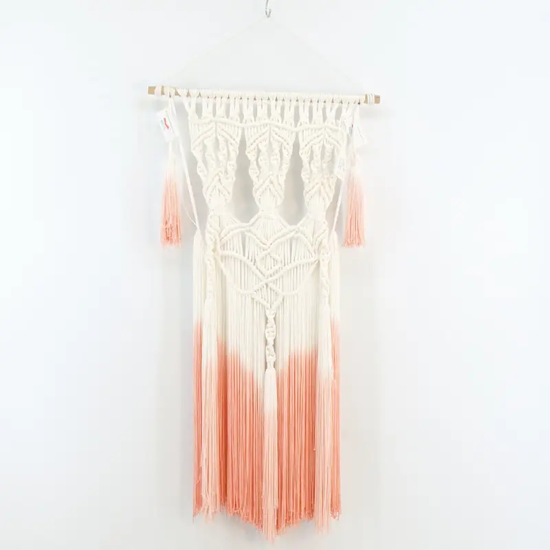 Personalizado hecho a mano Boho macramé pared colgante decoración del hogar para la sala de estar