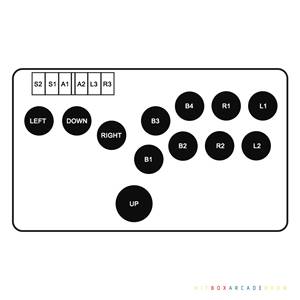 Flatbox <strong>Controller</strong> Hitbox <strong>Custom</strong> <strong>Controller</strong> LED Hitbox <strong>Controller</strong> for XB360 PC/Steam PS3/Switch + <strong>PS4</strong> - Product Image 4
