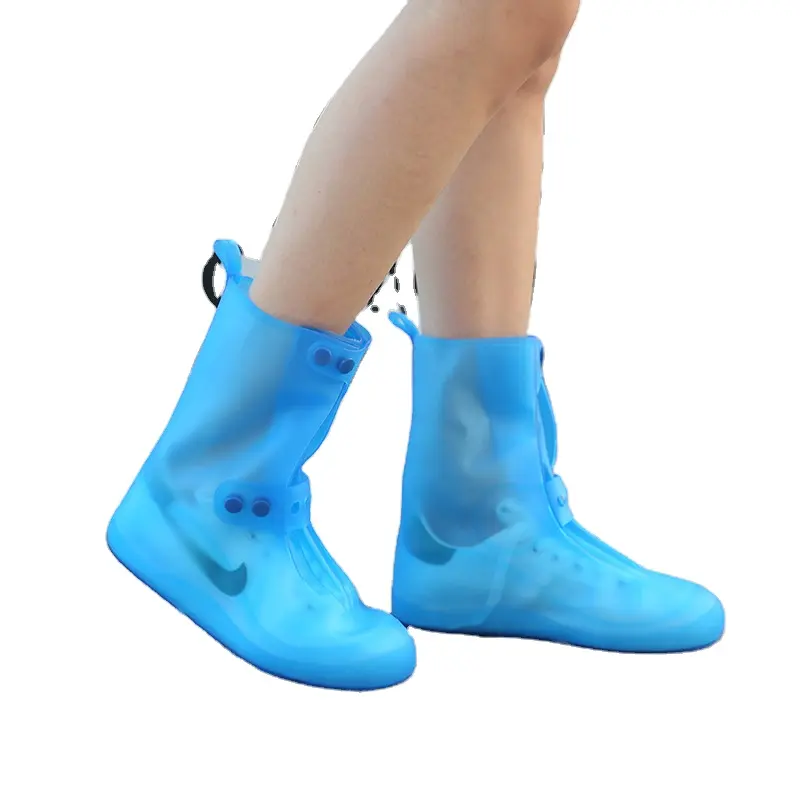 Fabrika doğrudan destek özelleştirilmiş yüksek kaliteli kaymaz yağmur kullanımlık su geçirmez kauçuk silikon ayakkabı kapakları