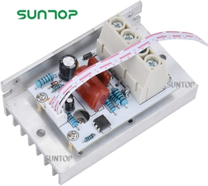 10000w <strong>SCR</strong> Motor <strong>Controller</strong>, <strong>SCR</strong> Heater <strong>Controller</strong>, AC Motor Speed <strong>Controller</strong> for Electric Stoves Water Heaters Light Dimmer - Product Image 4