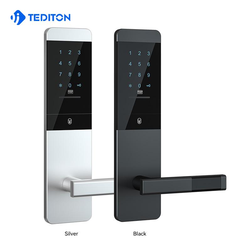 Tediton High Safety Automatic Ttlock APP Smart Electric hotel apartment Wifi rfid Digital Door Lock