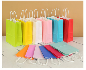 Impressão Plain Brown Kraft Paper Bag Com Twisted <span class=keywords><strong>String</strong></span> <span class=keywords><strong>Handle</strong></span> Custom Paper Shop Bags Com Seu Próprio Logotipo