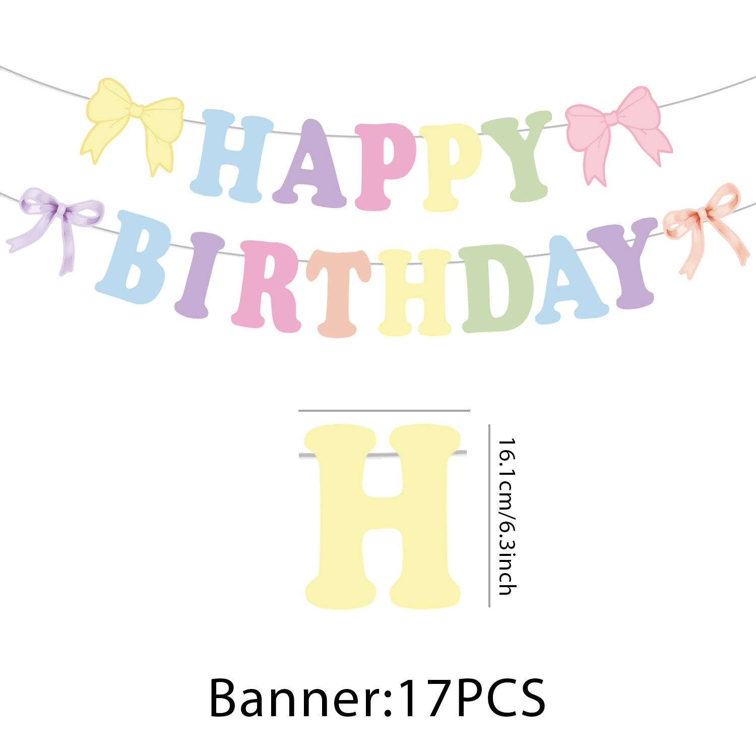 Drapeau coloré 17pcs de traction d'arc