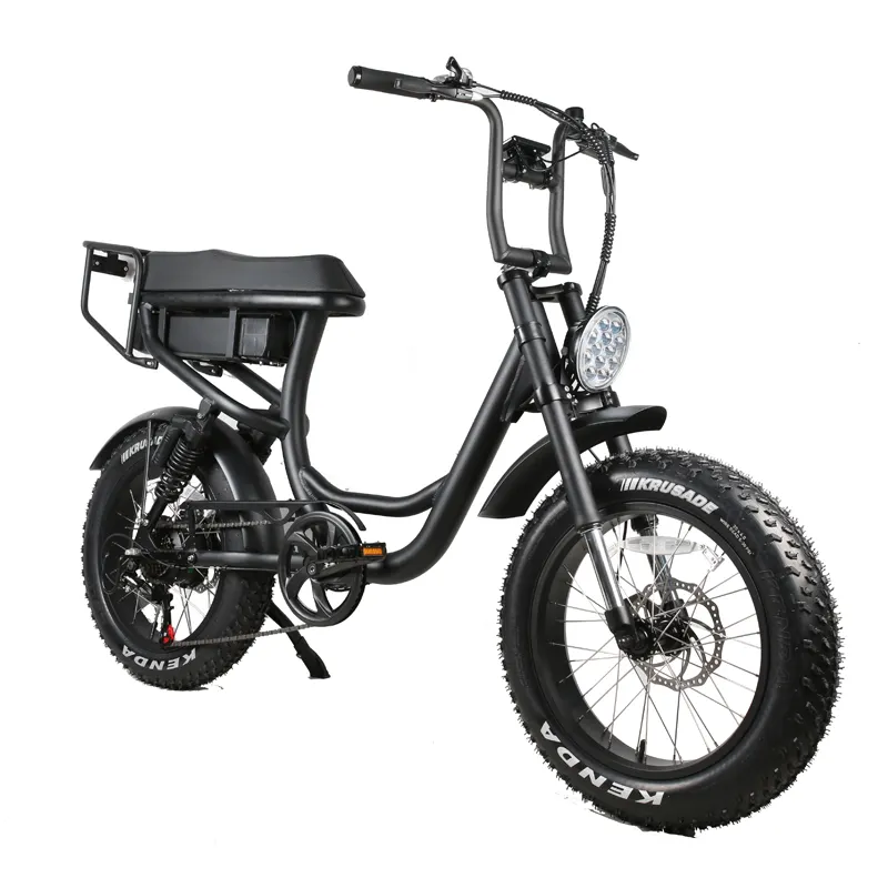 دراجة كهربائية بمحرك 1000 وات إطار لركوب الشاطئ للفتيان البدينات