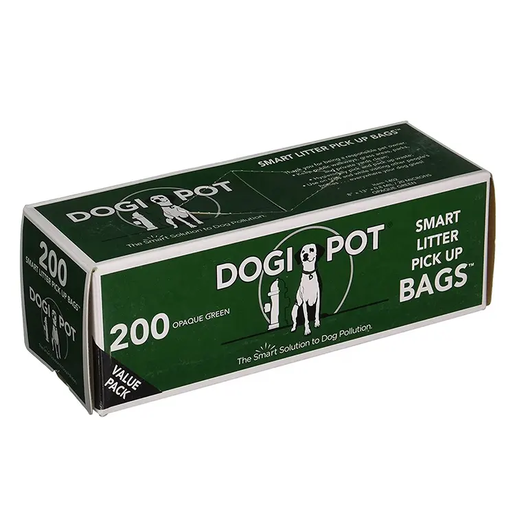 ホットアウトドアパークDogipotリッターバッグ-200バッグ堆肥化可能な犬のうんちバッグ