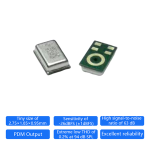 Micro Silicon Kỹ Thuật Số Micrô Mô Phỏng 3.50 Mm Thành Phần Micro Mems Đa Hướng Cổng Dưới - Product Image 5