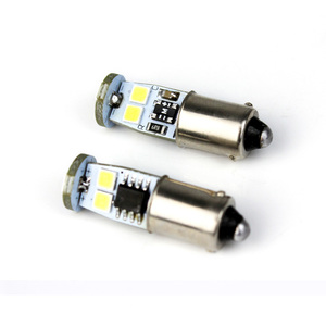 หลอดไฟ LED ขนาดเล็ก12V สำหรับ BA9S หลอดไฟ LED CANbus W5W T10ไฟภายในรถยนต์ขนาดเล็ก