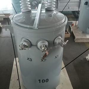 Trasformatore di potenza monofase 25kVA 220V/240V ingresso 440V/11KV uscita colonna su cilindro alluminio rame materiale 50Hz - Product Image 1
