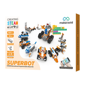 Free shipping 30 in1 Coding Lernen Ideales Geschenk DIY WeDo Super Bot Programmierung Pädagogische STEM Bausteine Roboter Spielzeug für Kinder