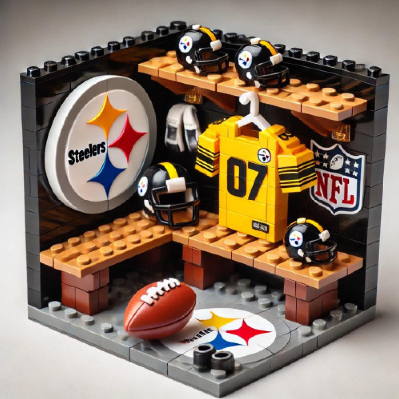 Bloques de construcción para vestidor - Pittsburgh Steelers