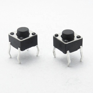 6 × 6 × 5と4ピンプッシュボタンタクトスイッチRoHS