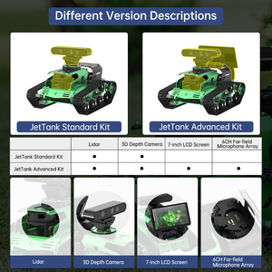 Hiwonder JetTank Python Programmierung Jetson Nano ROS Roboter tank mit Lidar-Unterstützung SLAM Mapping Navigation Starter Roboter-Kits