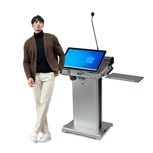 Multimedia Digital Podium Lectern Educational Equipment <strong>Lectures</strong> for Conference Room Presidential With Lcd Screen - Product Image 2