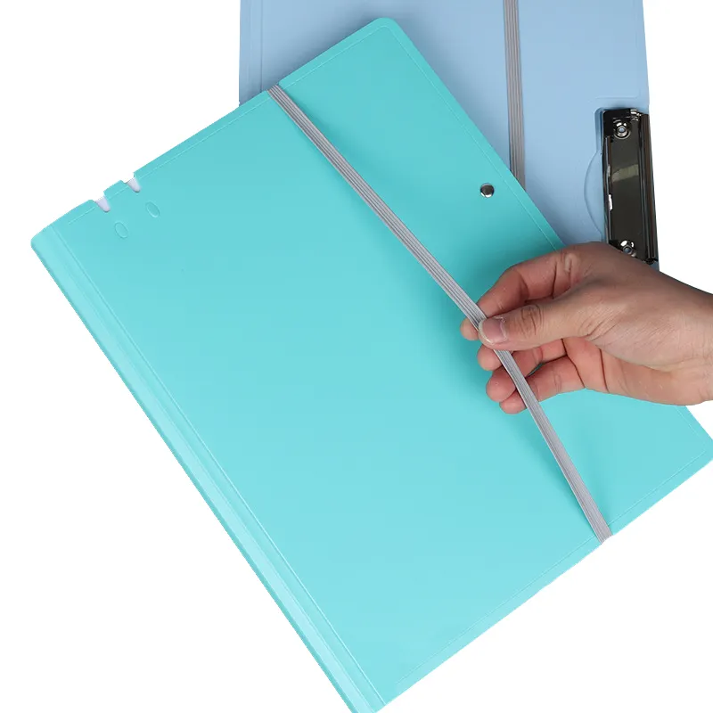 Portable custom A4 elastic band metal clip boards/files nurse clip board folder