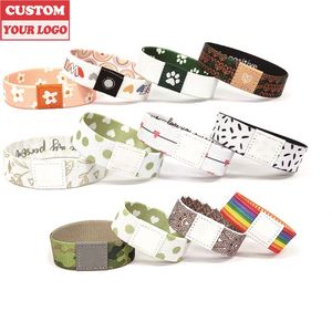 הדפסת wristbands מתנת קידום מכירות באיכות טובה אישית עיצוב חוט צבעוני עבור צמיד