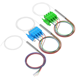 1x8 Planar Lightwave <strong>Circuit</strong> PLC Mini Module Fiber Optic Splitter with SC <strong>APC</strong> Termination - Product Image 1