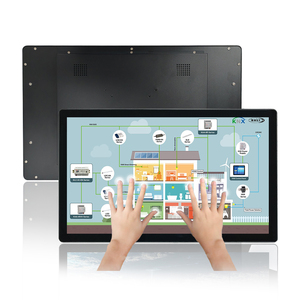 Personalización 18,5 Monitor táctil HDMI Puertos Ethernet duales Redundancia de red Transferencia de datos confiable Comunicación sin interrupciones Monitor industrial - Product Image 1