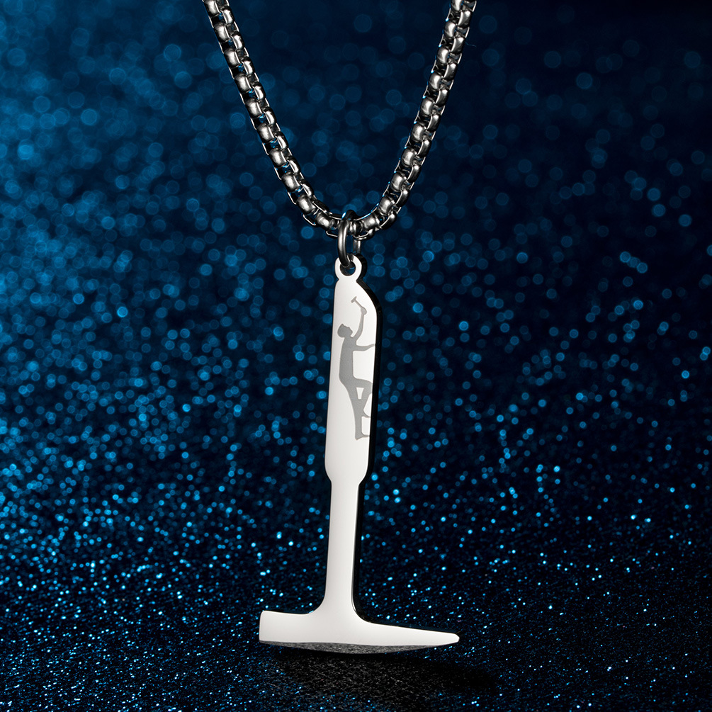 Pendentif simple noir