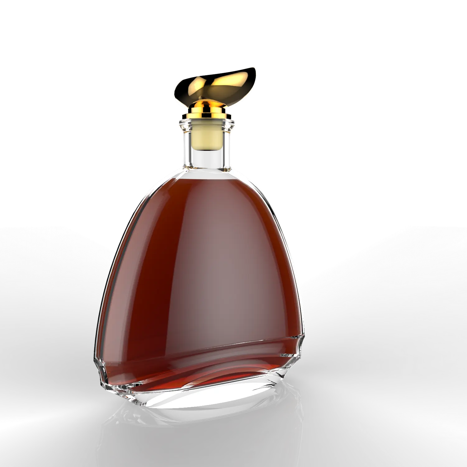 glass bottle manufacture design liquor bottle for brandy gin whisky rum vodka tequila glass bottle
