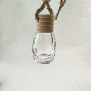 ขวดแก้วเปล่าขนาดเล็ก 5 มล. สำหรับน้ำหอมปรับอากาศ รูปทรงไข่ ใช้แขวนในรถยนต์ พิมพ์ลายสกรีน ปั๊มร้อน ลดราคาพิเศษ - Product Image 2