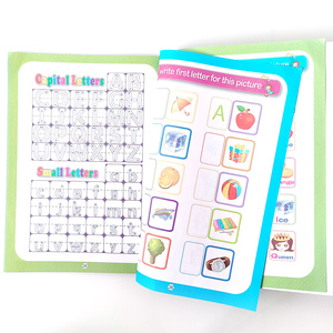 Libri di testo della scuola primaria da 2 a 7 anni i bambini imparano a leggere e scrivere lettere inglesi divertente matematica ABC stampa di quaderni - Product Image 4