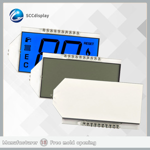 Display lcd a prezzo appropriato 7 segmento SJXDGN024 TN retroilluminazione blu positiva 4.5V numeri a due cifre display segmento - Product Image 5