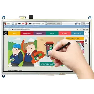 Raspberry Pi 10.1 pollici LCD resistivo Touch Screen 1024 600Pixel interfaccia HDMI per Raspberry Pi - Product Image 1