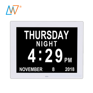 12Inch Wall Clock <strong>Multi</strong> <strong>Function</strong> Led Backlit Electrion <strong>Digital</strong> <strong>Photo</strong> <strong>Frame</strong> Review <strong>With</strong> Remote Control - Product Image 1