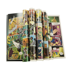 Tùy chỉnh kích thước 6x9inch A4 A5 đầy đủ màu sắc bìa cứng Manga truyện tranh in nghệ thuật tông softcover Paperback cho người lớn trẻ em - Product Image 4