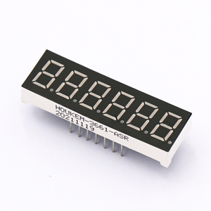 Red 6 <strong>Digit</strong> <strong>7</strong> <strong>Segment</strong> Led <strong>Display</strong> 0.36 Inch 6 <strong>Digit</strong> <strong>7</strong> <strong>Segment</strong> Digital Led Clock <strong>Display</strong> - Product Image 1
