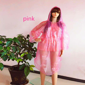 制造透明雨衣，带袖子防水一次性雨衣 - Product Image 3
