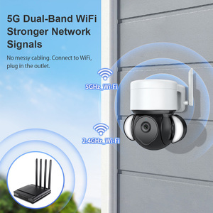 LEDEAST 3MP HD Image Quality Smart Security Floodlight Camera IP66 Waterproof Wifi Camera With Mobile Tracking - Product Image 3