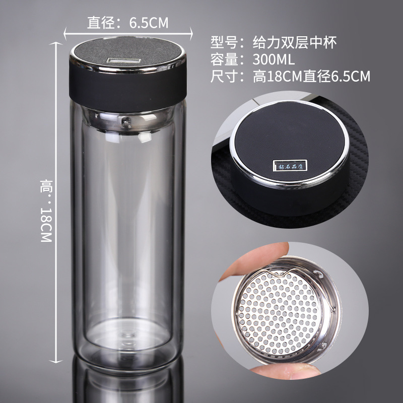 Powerful double-walled medium cup