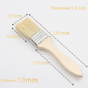 2 Inch Wooden Handle Soft Wool <strong>Brush</strong> Natural Bristle Paint Fine <strong>Brush</strong> - Product Image 5