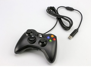 PC bağlantısı için titreşim motoru sınır ötesi tercih edilen Plug-in oyun Joystick ile Xbox360 kablolu USB denetleyicisi - Product Image 6